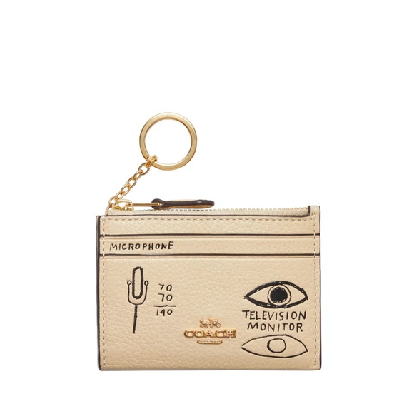 Coach X Jean-Michel Basquiat Mini Skinny Id Case - Picture 1 of 2